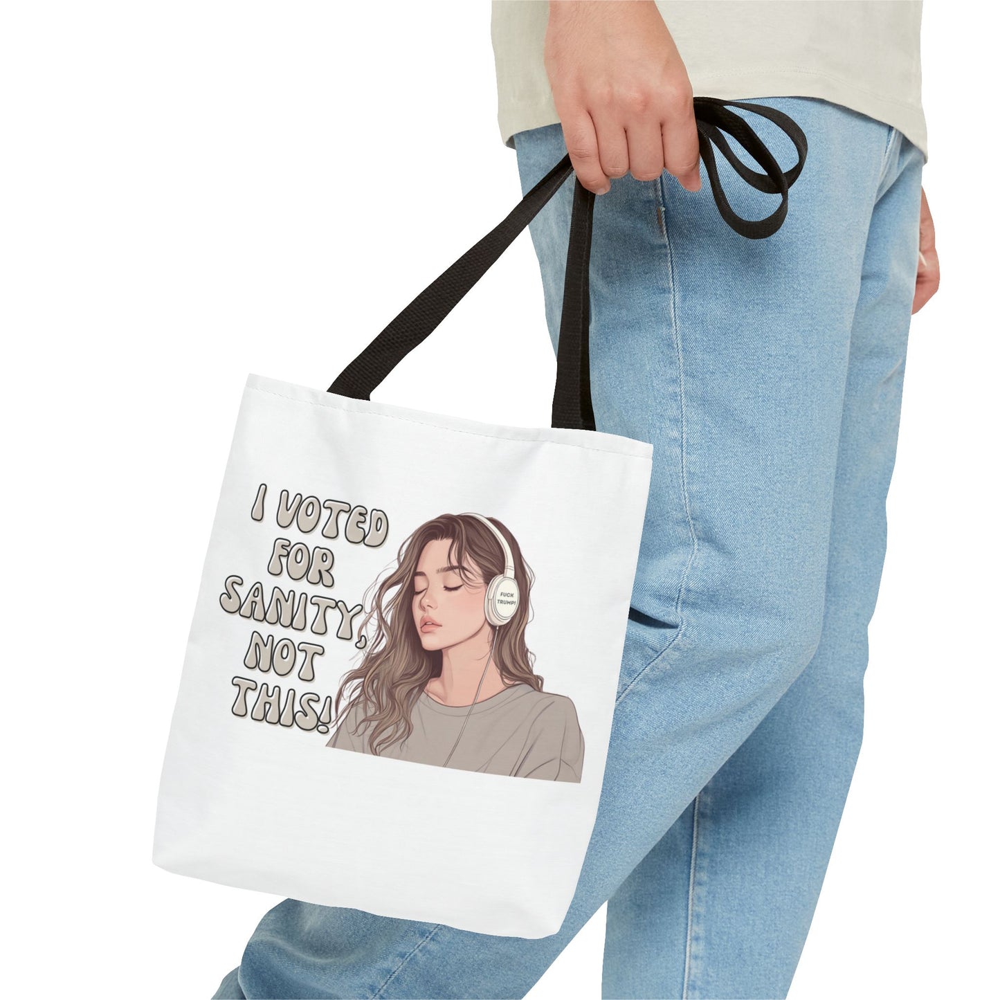 "I Voted for Sanity" Fearless Women Tote Bag – 3 Sizes