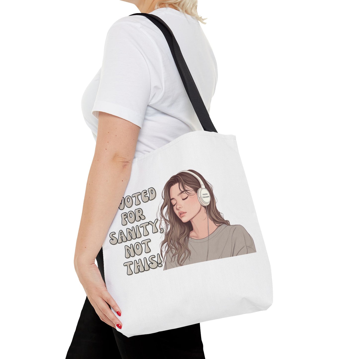 "I Voted for Sanity" Fearless Women Tote Bag – 3 Sizes
