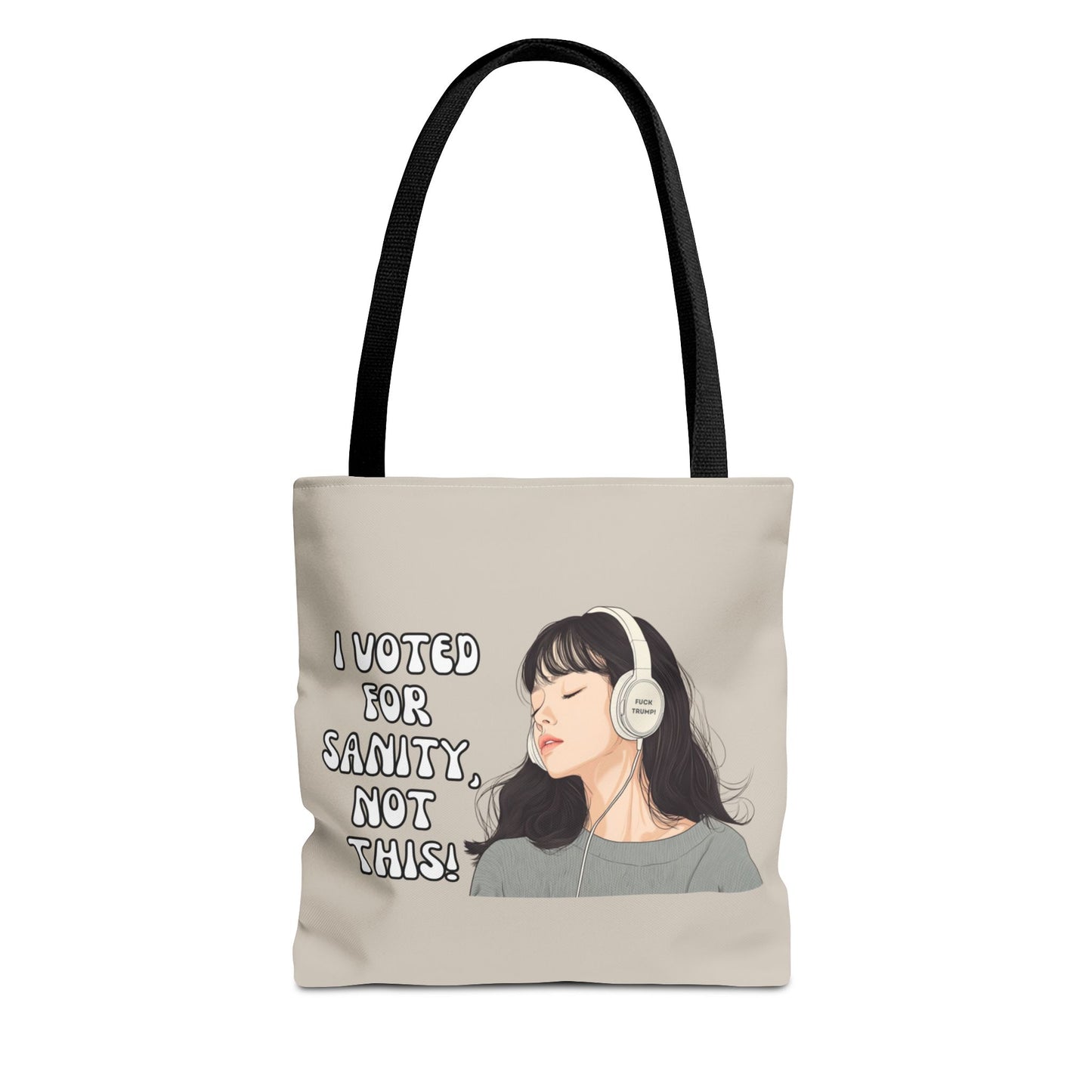 "I Voted for Sanity" Fearless Women Tote Bag – 3 Sizes