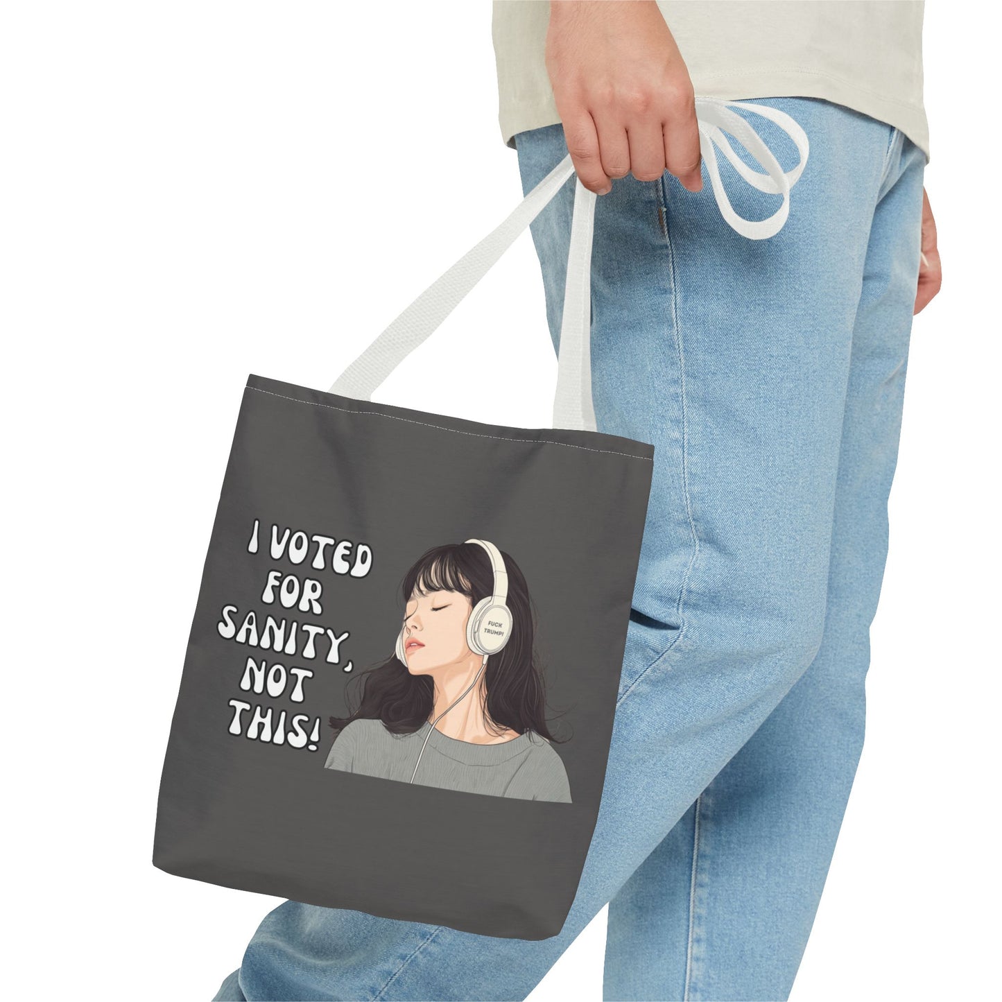 "I Voted for Sanity" Fearless Women Tote Bag – 3 Sizes