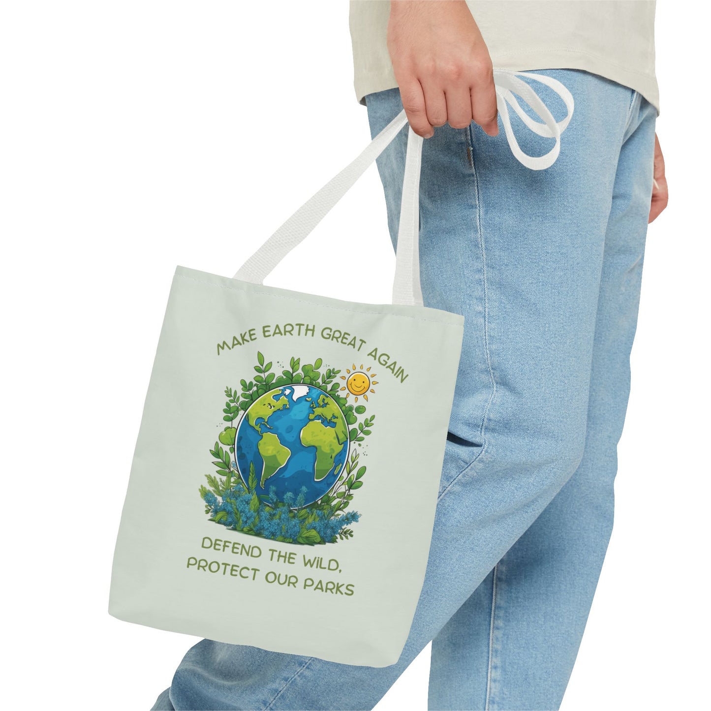 "Make Earth Great Again" Nature Lover Tote Bag - 3 Sizes