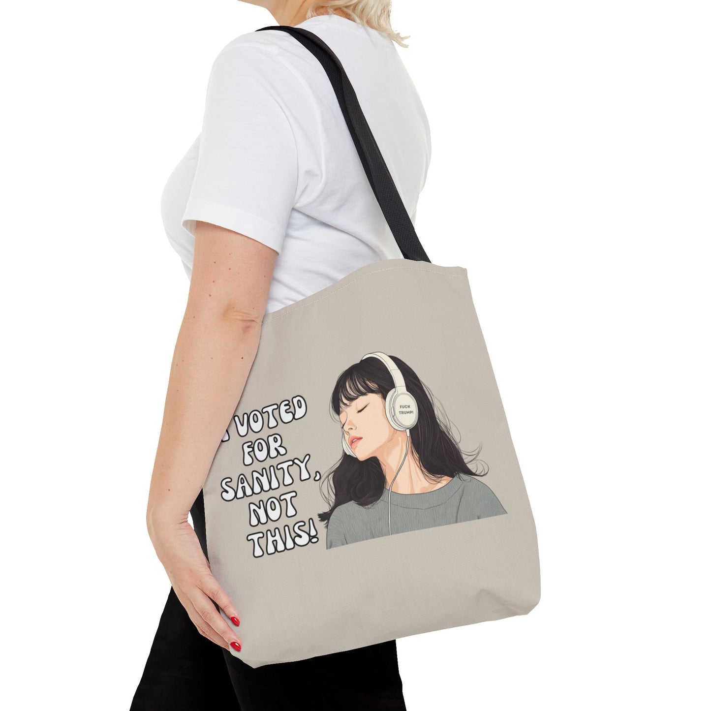 "I Voted for Sanity" Fearless Women Tote Bag – 3 Sizes