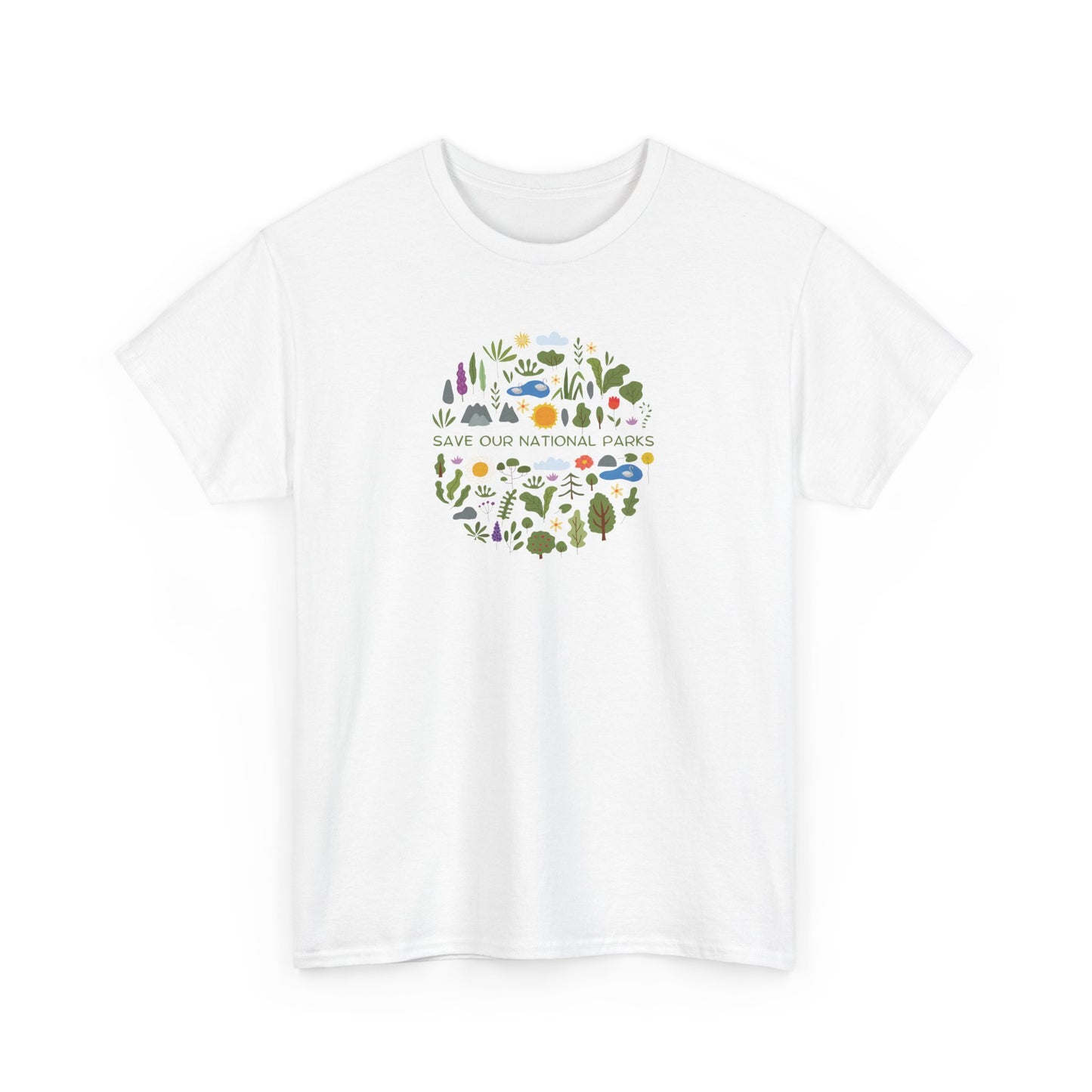 "Save Our National Parks" Unisex Cotton T-Shirt – Available in 4 Colors