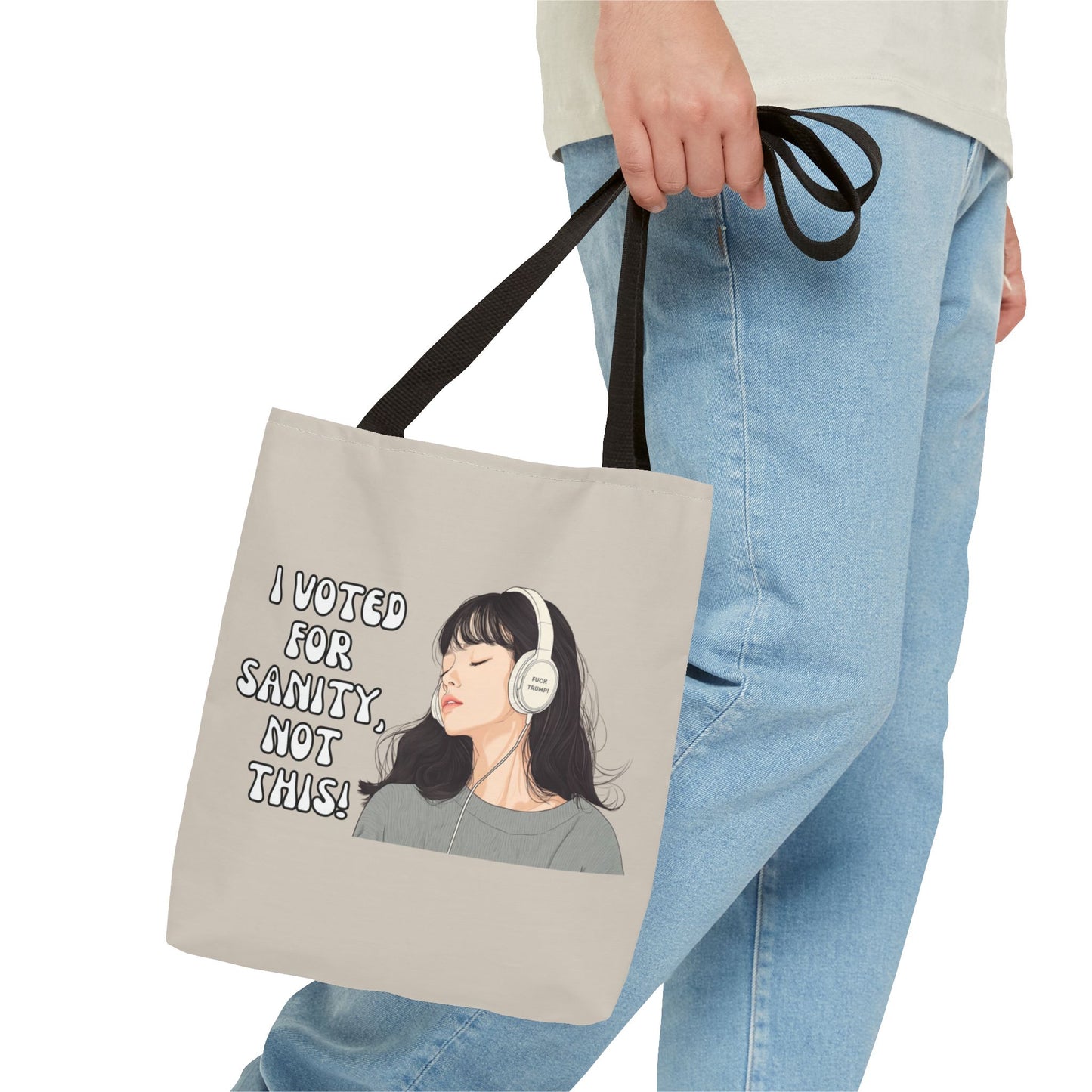 "I Voted for Sanity" Fearless Women Tote Bag – 3 Sizes