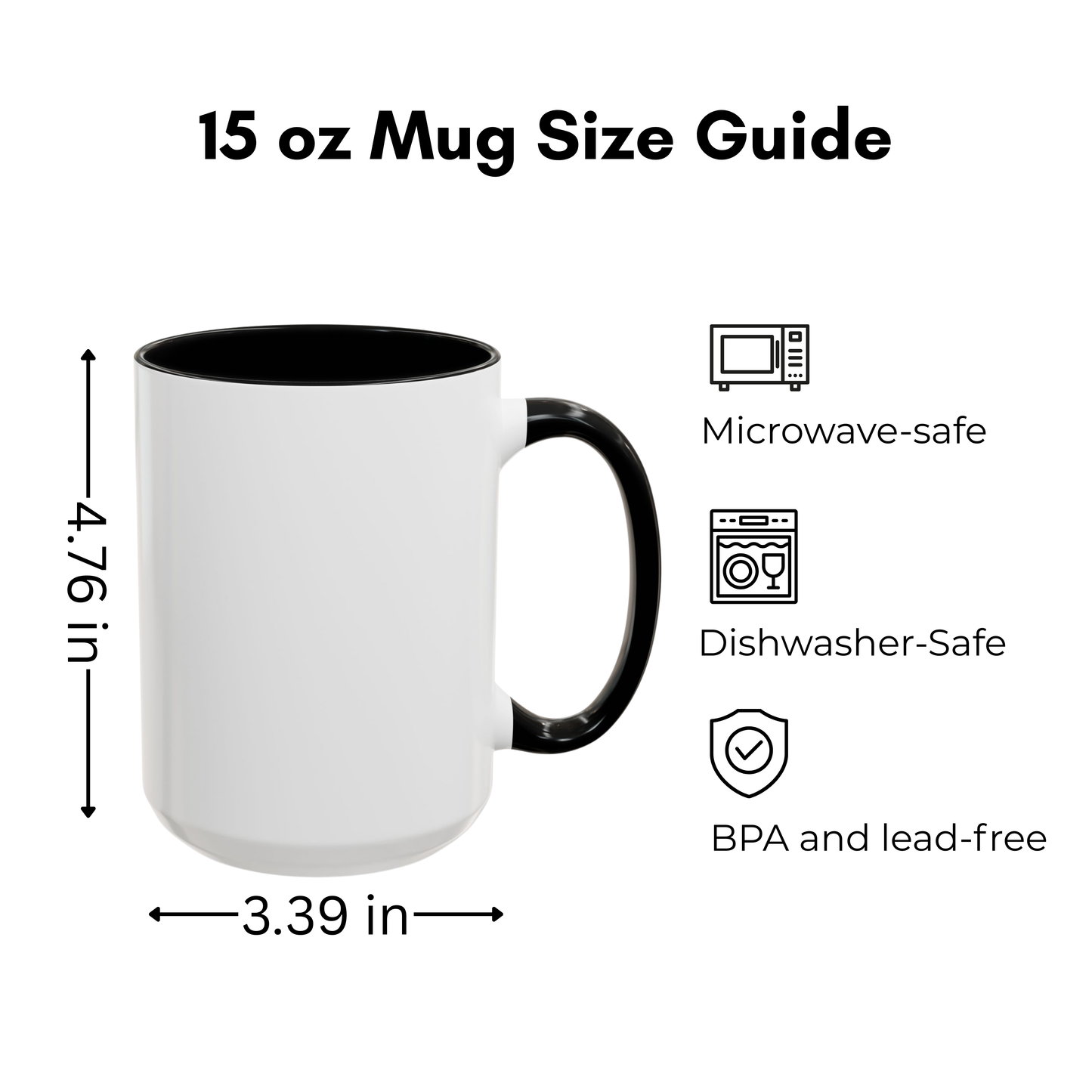 "I Voted For Sanity, Not This" – Two-Tone Ceramic Mug (15oz)