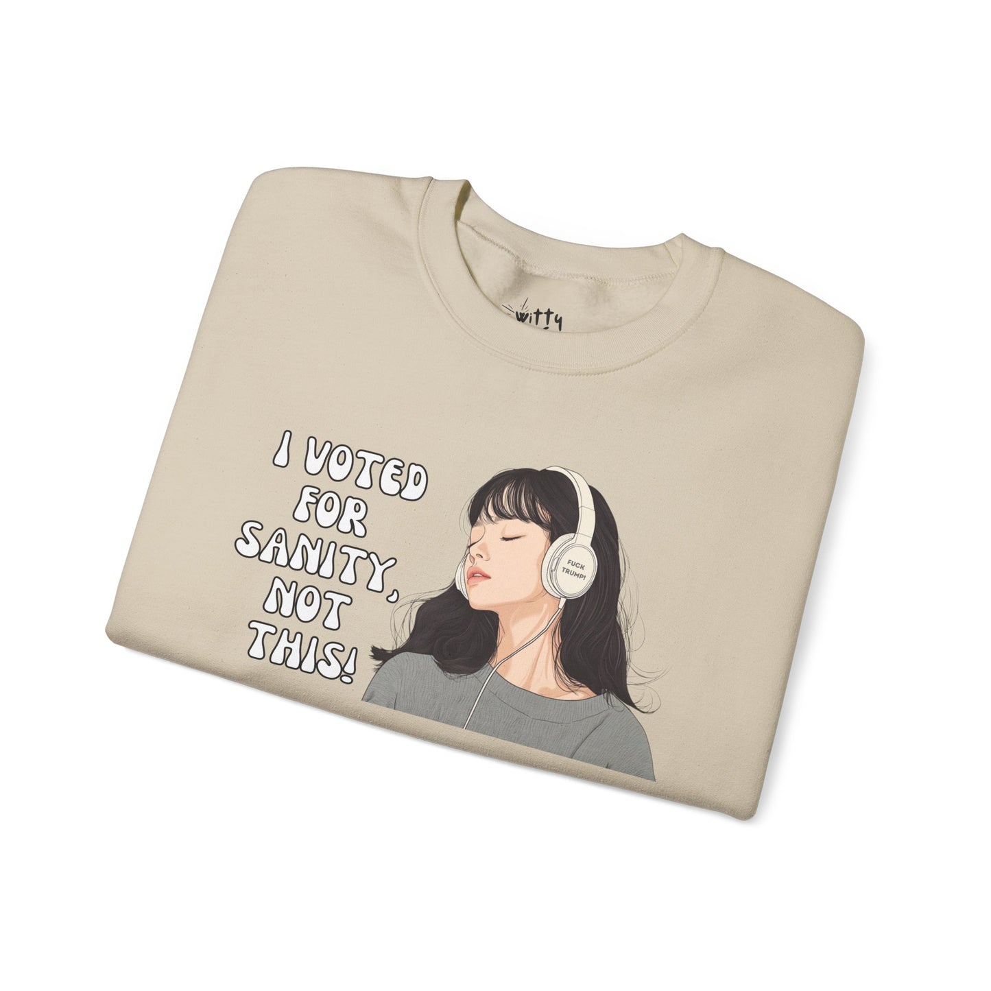 "I Voted for Sanity" Fearless Women Unisex Crewneck Sweatshirt - Available in 4 Colors