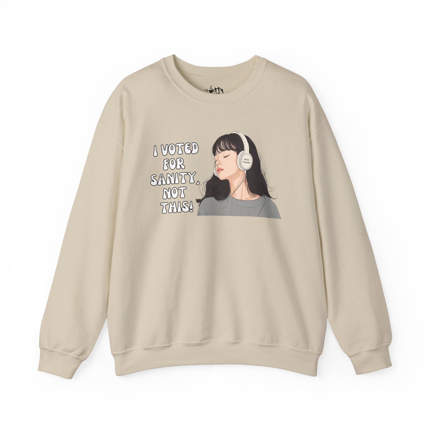 "I Voted for Sanity" Fearless Women Unisex Crewneck Sweatshirt - Available in 4 Colors