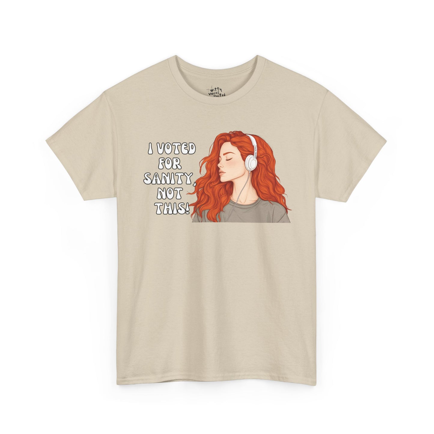 "I Voted for Sanity" Fearless Women Unisex Cotton T-Shirt - Available in 5 Colors