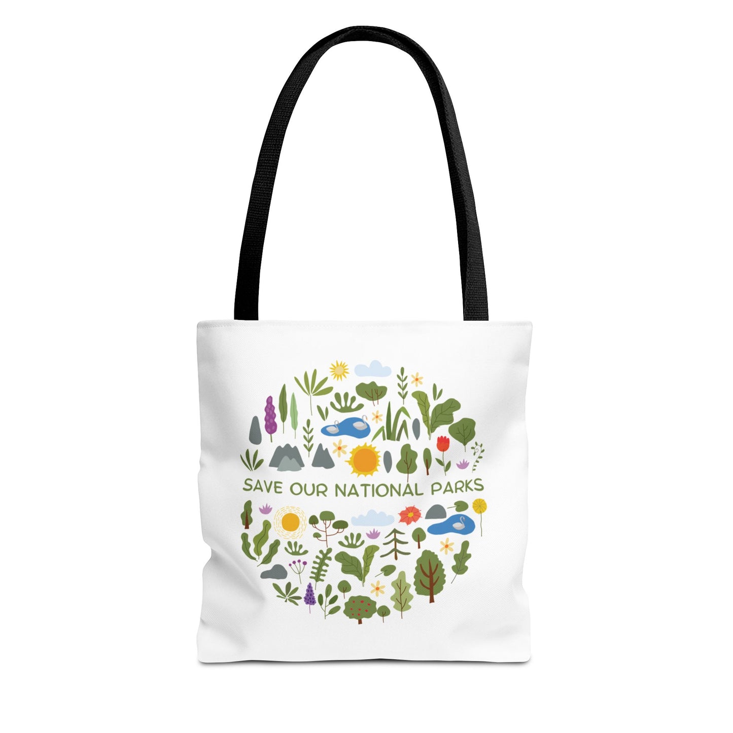 “Save Our National Parks” Nature Lover Tote Bag - 3 Sizes