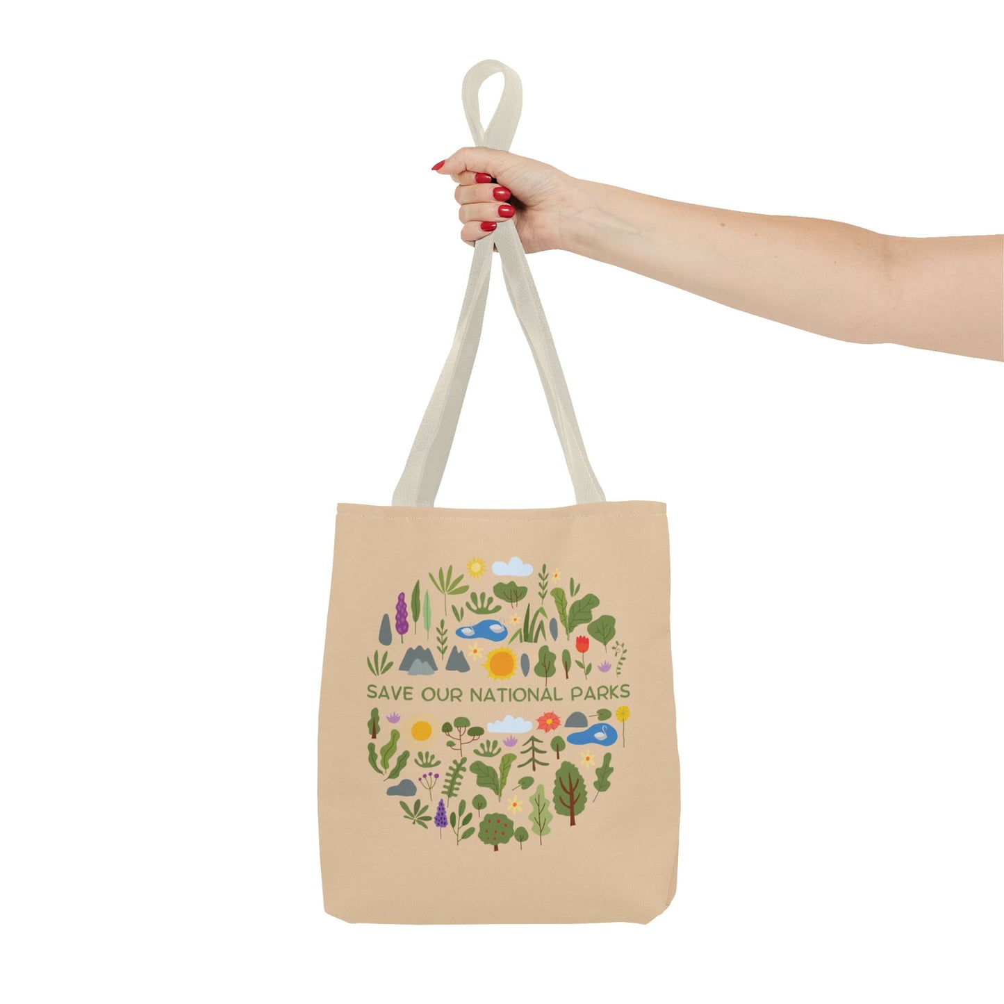 “Save Our National Parks” Nature Lover Tote Bag - 3 Sizes