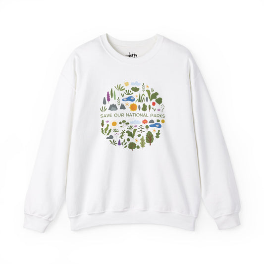“Save Our National Parks” Unisex Crewneck Sweatshirt - Available in 4 Colors