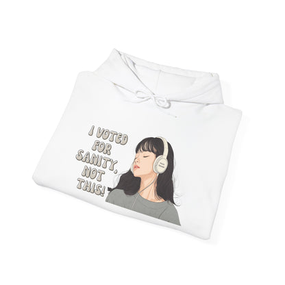 "I Voted for Sanity" Fearless Women Unisex Hoodie - Available in 5 Colors