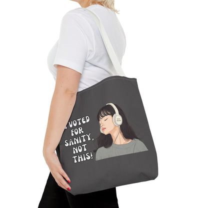 "I Voted for Sanity" Fearless Women Tote Bag – 3 Sizes