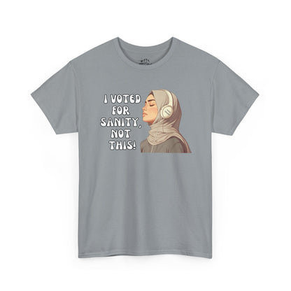 "I Voted for Sanity" Fearless Women Unisex Cotton T-Shirt - Available in 5 Colors