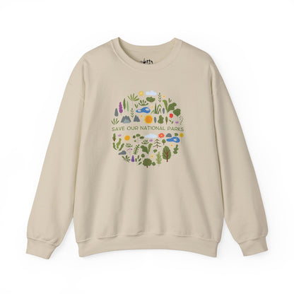 “Save Our National Parks” Unisex Crewneck Sweatshirt - Available in 4 Colors