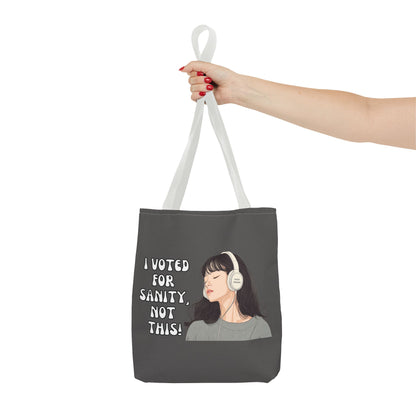 "I Voted for Sanity" Fearless Women Tote Bag – 3 Sizes