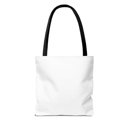 "Be Kind" Minimalist Floral Tote Bag – White - 3 Sizes - White