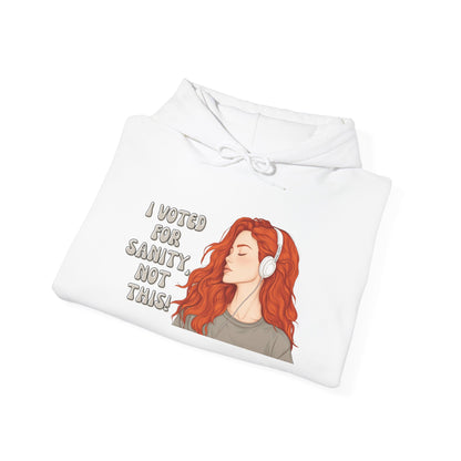 "I Voted for Sanity" Fearless Women Unisex Hoodie - Available in 4 Colors