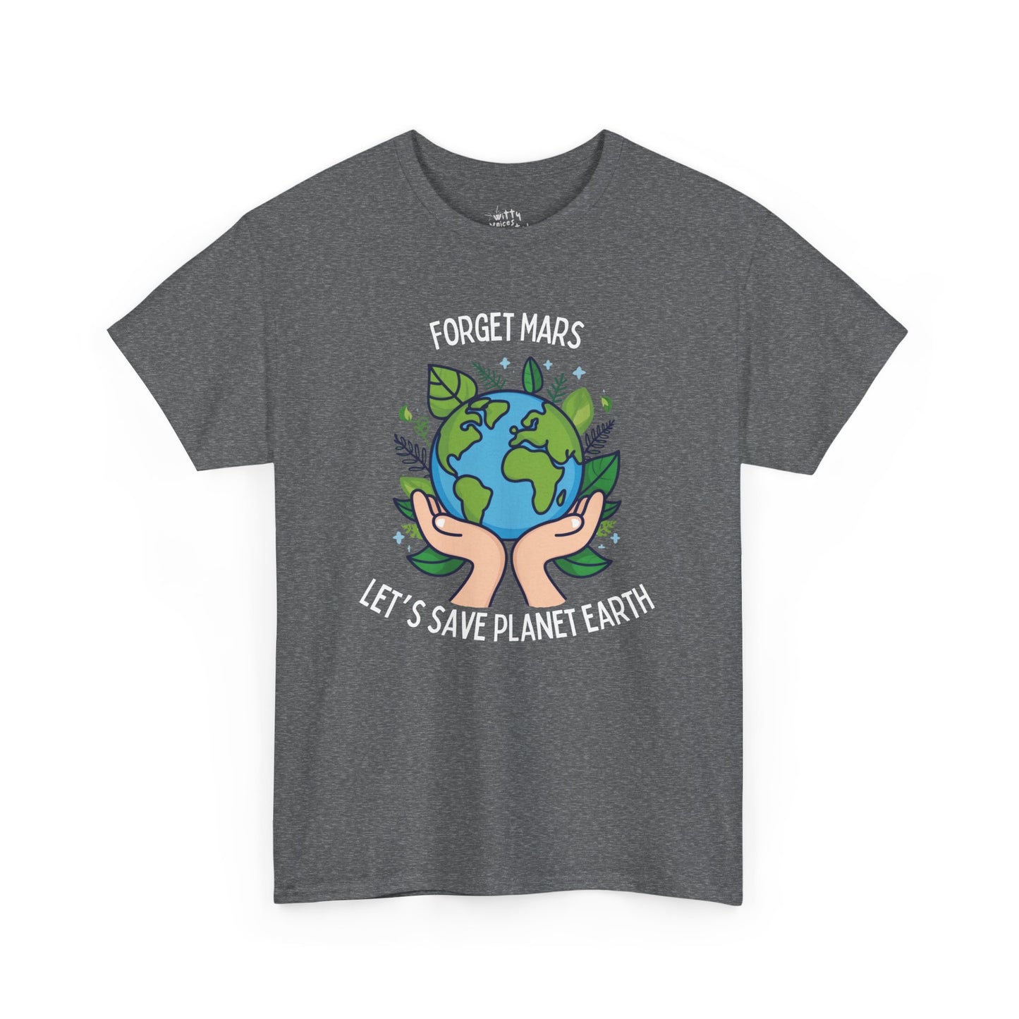 "Forget Mars" Unisex Cotton T-Shirt – Available in 4 Colors