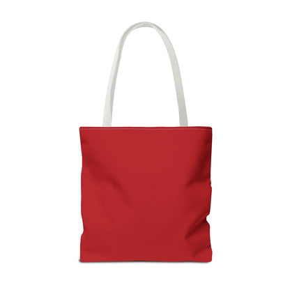 "Be Kind" Minimalist Floral Tote Bag – 3 Sizes - Red