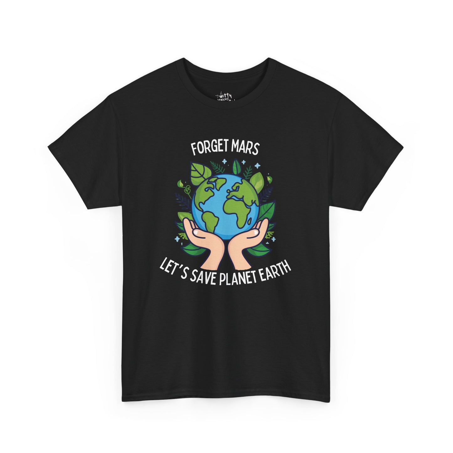 "Forget Mars" Unisex Cotton T-Shirt – Available in 4 Colors