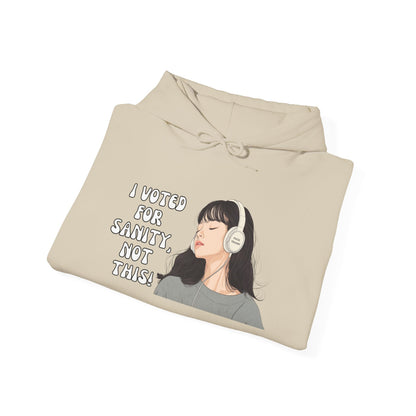 "I Voted for Sanity" Fearless Women Unisex Hoodie - Available in 5 Colors