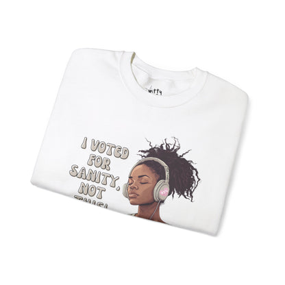 "I Voted for Sanity" Fearless Women Unisex Crewneck Sweatshirt - Available in 4 Colors