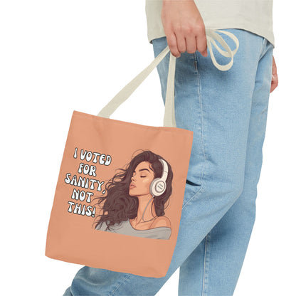 "I Voted for Sanity" Fearless Women Tote Bag – 3 Sizes