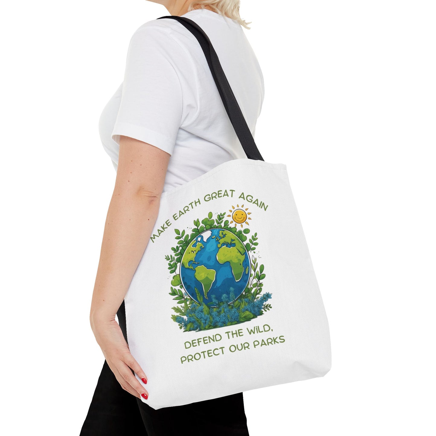 "Make Earth Great Again" Nature Lover Tote Bag - 3 Sizes