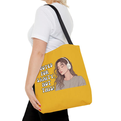 "I Voted for Sanity" Fearless Women Tote Bag – 3 Sizes