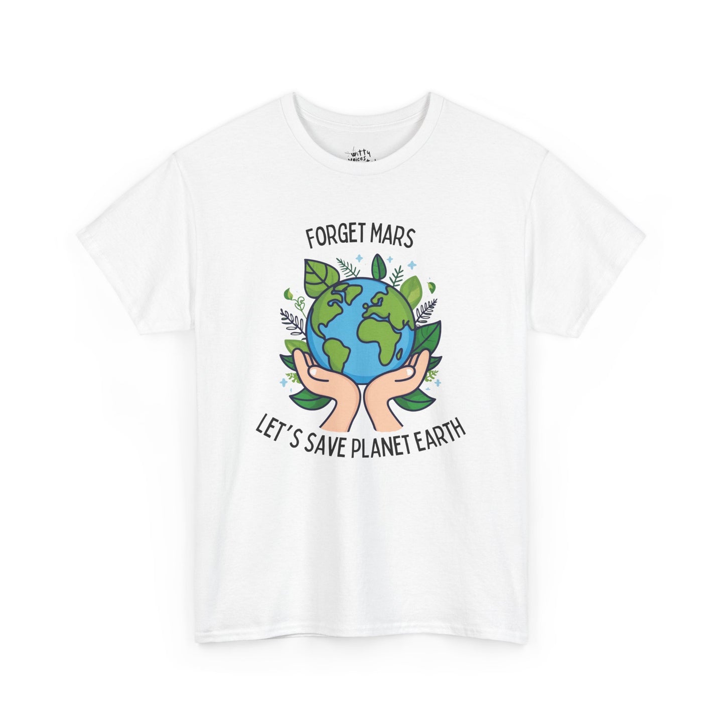 "Forget Mars" Unisex Cotton T-Shirt – Available in 4 Colors