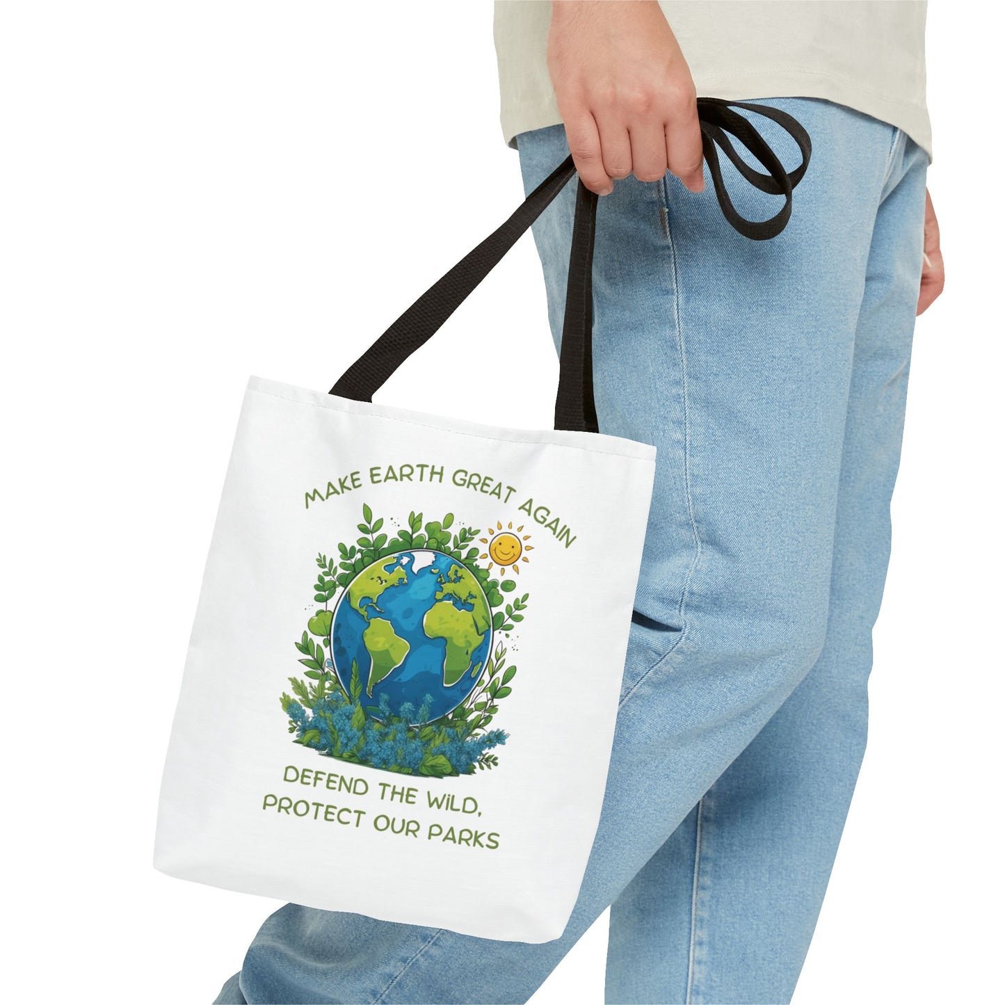 "Make Earth Great Again" Nature Lover Tote Bag - 3 Sizes