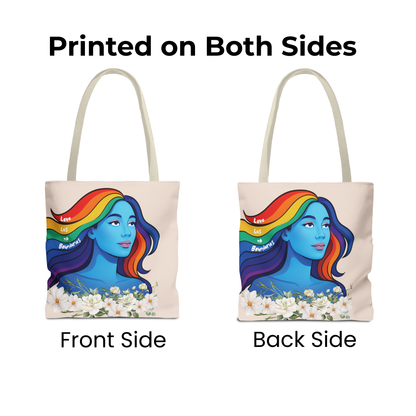 Pride Goddess LGBTQ+ Pride Tote Bag – 3 Sizes